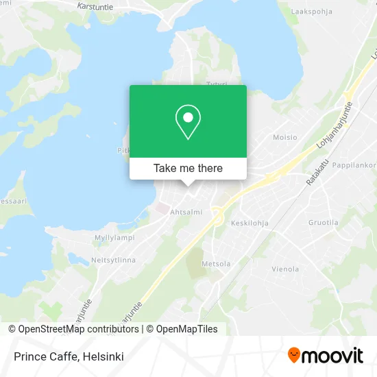 Prince Caffe map
