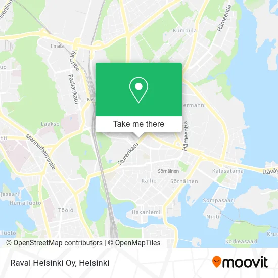 Raval Helsinki Oy map