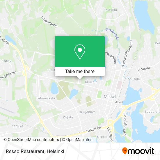 Resso Restaurant map