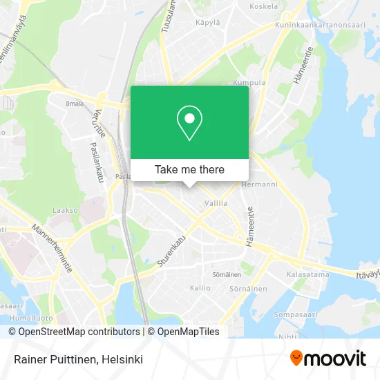 Rainer Puittinen map