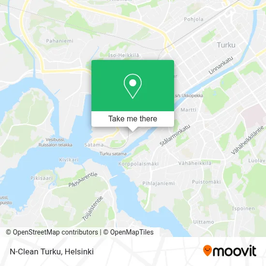N-Clean Turku map