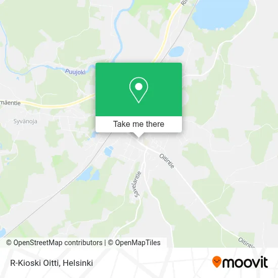 R-Kioski Oitti map