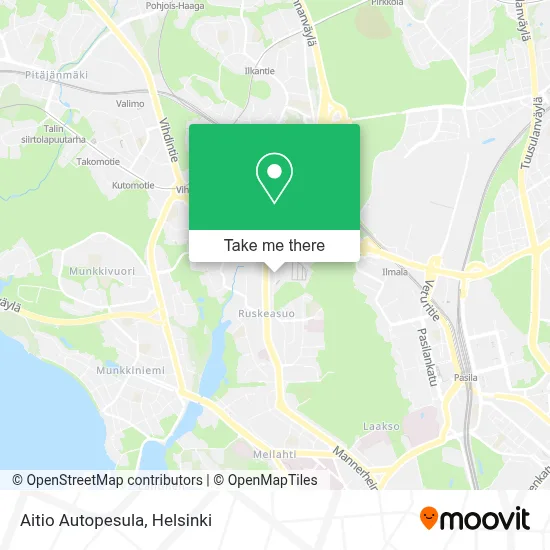 Aitio Autopesula map