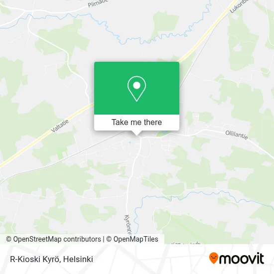 R-Kioski Kyrö map