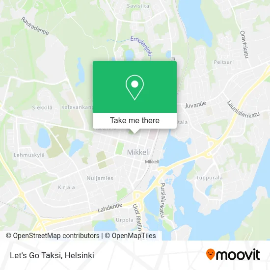 Let's Go Taksi map