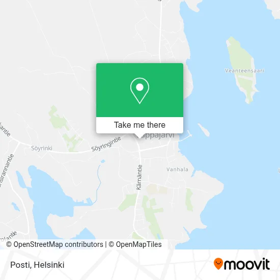 Posti map