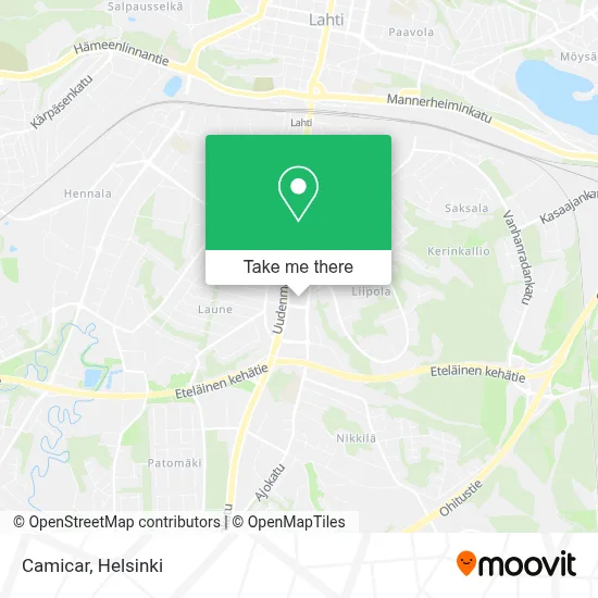 Camicar map