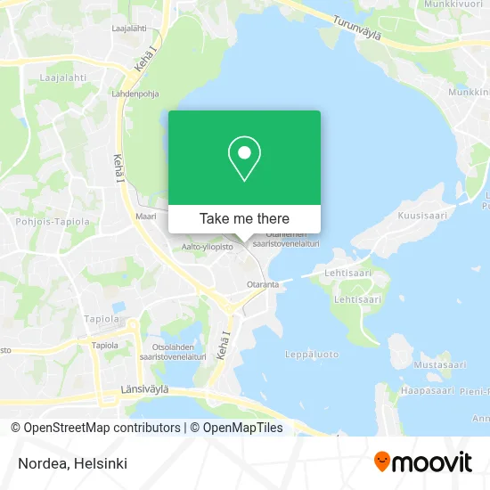 Nordea map