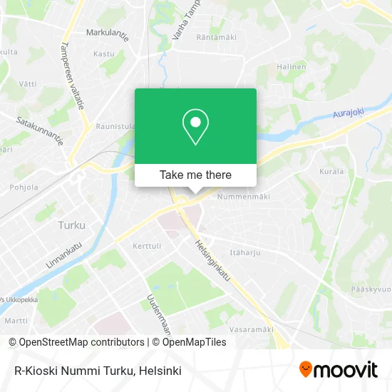 R-Kioski Nummi Turku map