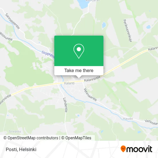 Posti map