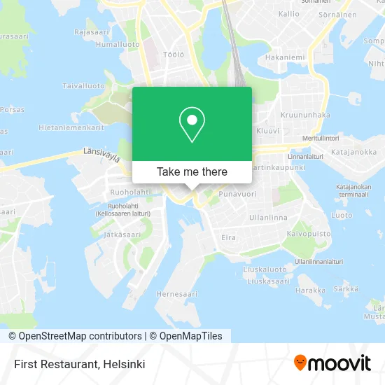 First Restaurant map