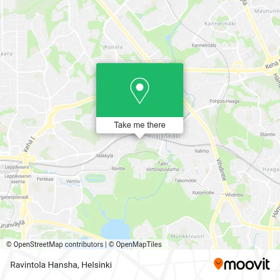 Ravintola Hansha map