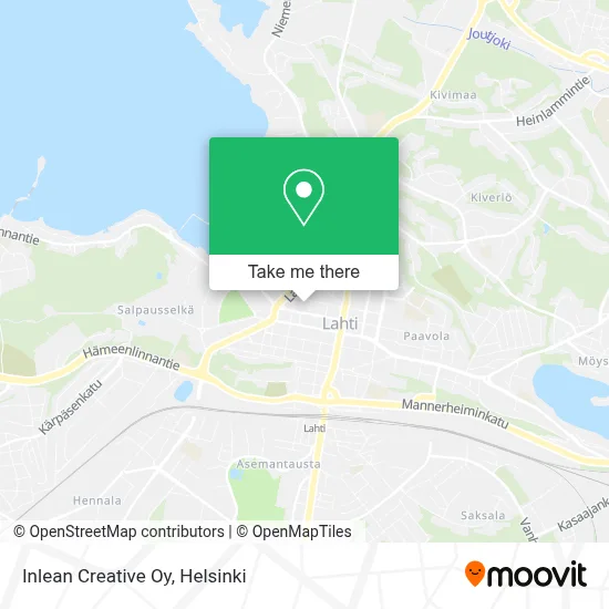 Inlean Creative Oy map