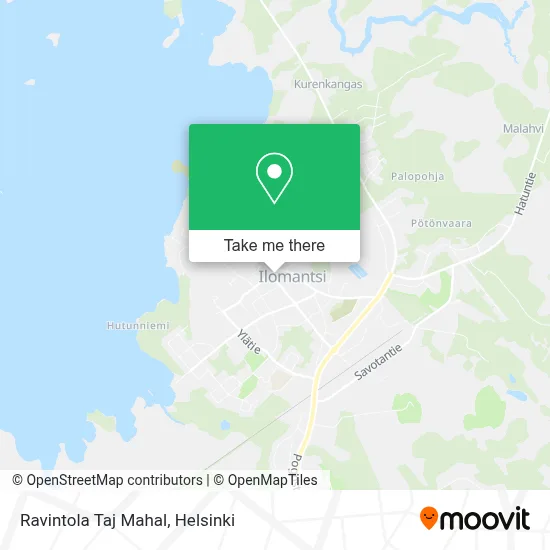 Ravintola Taj Mahal map