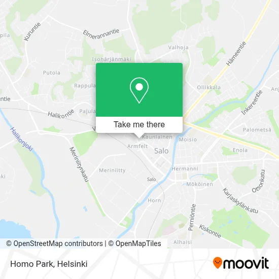 Homo Park map