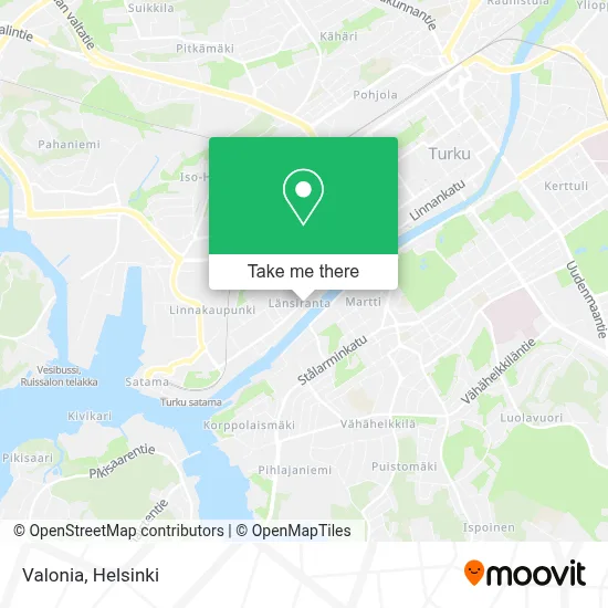 Valonia map