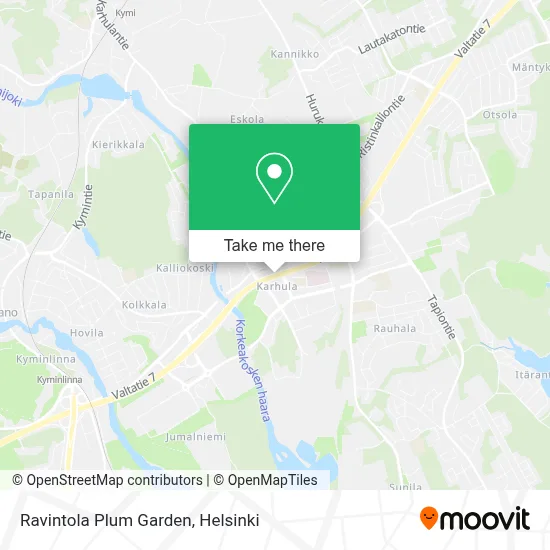 Ravintola Plum Garden map
