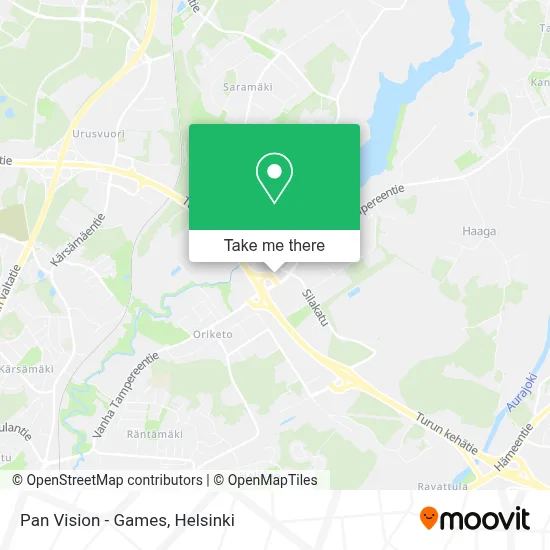 Pan Vision - Games map