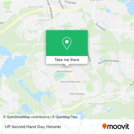 Uff Second Hand Duo map