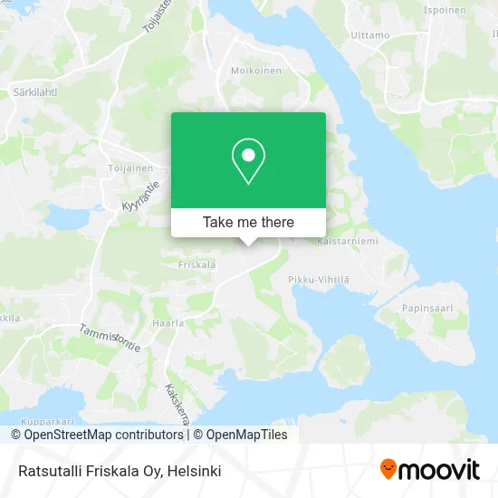 Ratsutalli Friskala Oy map