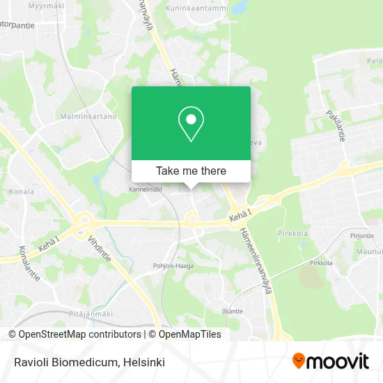 Ravioli Biomedicum map