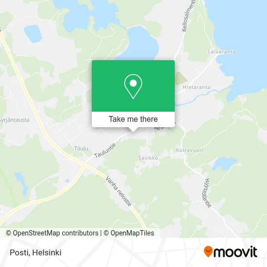 Posti map