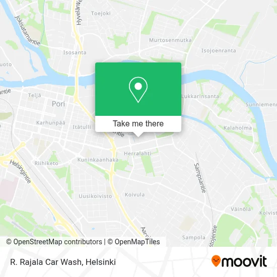R. Rajala Car Wash map