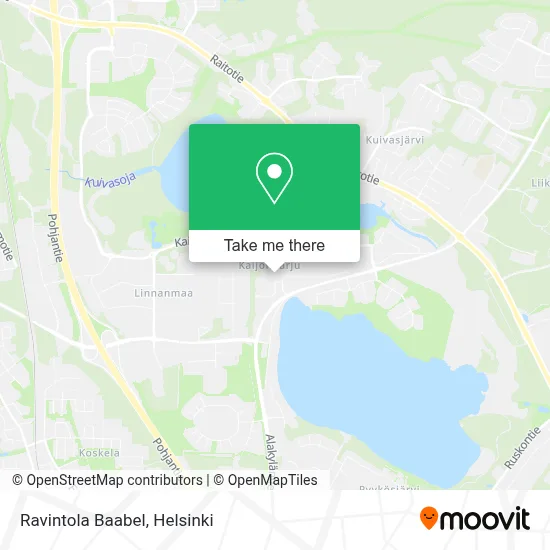 Ravintola Baabel map
