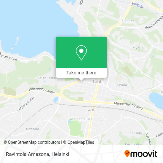 Ravintola Amazona map