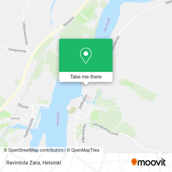 Ravintola Zara map