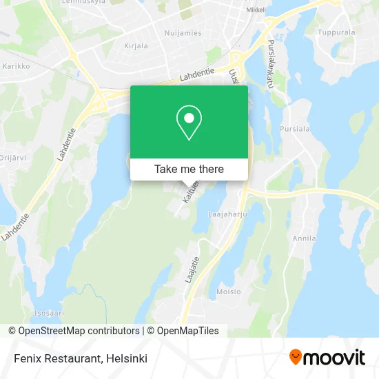 Fenix Restaurant map