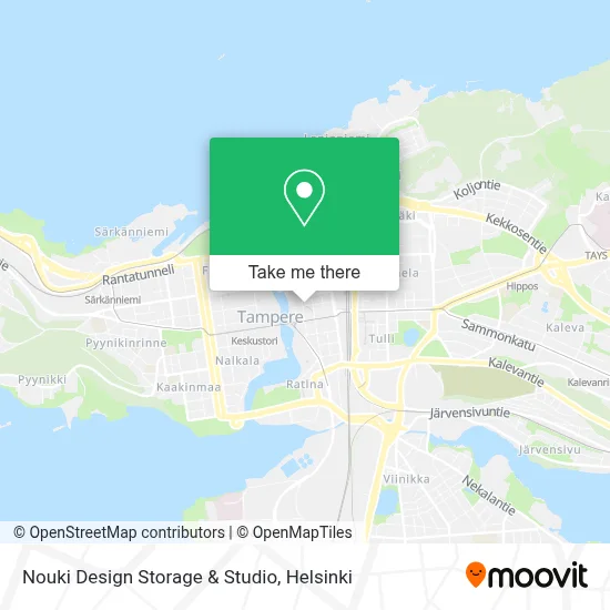 Nouki Design Storage & Studio map