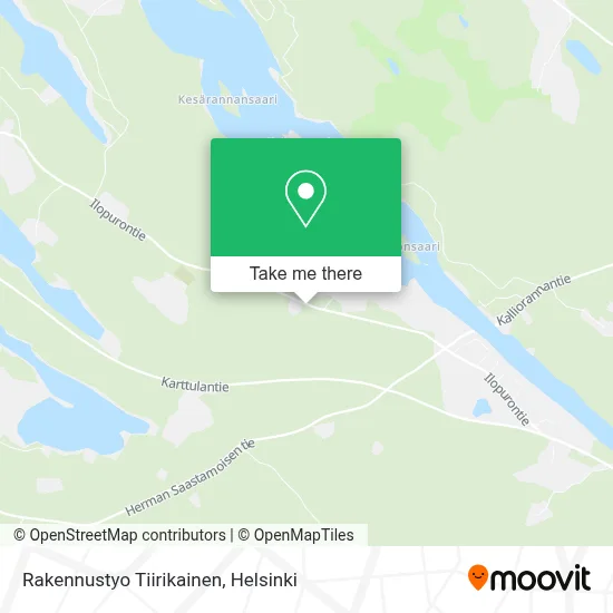 Rakennustyo Tiirikainen map