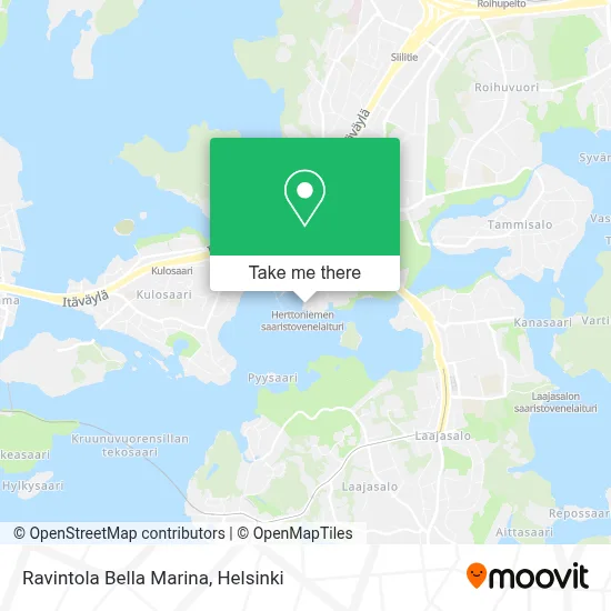 Ravintola Bella Marina map