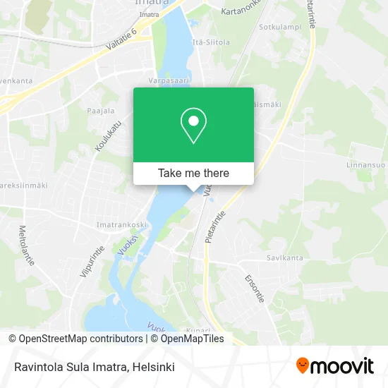Ravintola Sula Imatra map