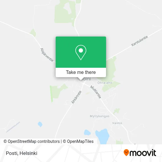 Posti map