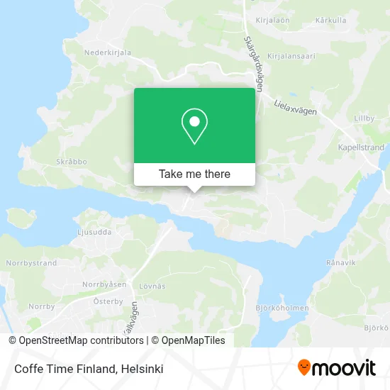 Coffe Time Finland map
