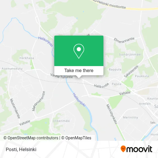 Posti map