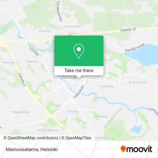 Mainossatama map