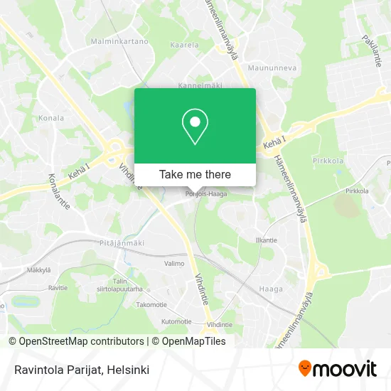 Ravintola Parijat map