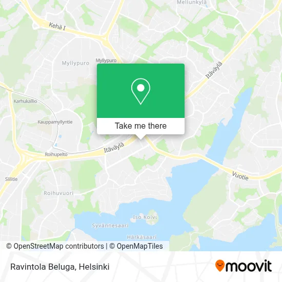 Ravintola Beluga map