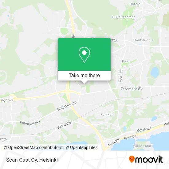 Scan-Cast Oy map