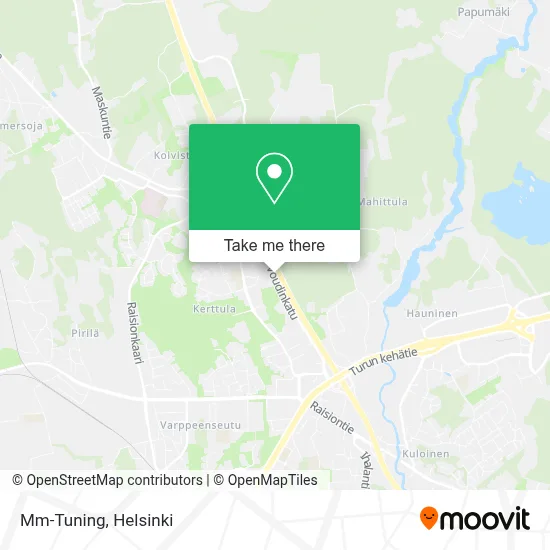 Mm-Tuning map