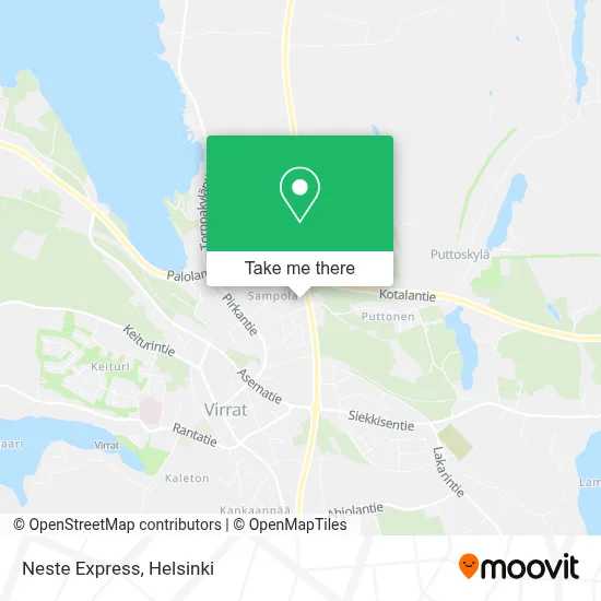 Neste Express map