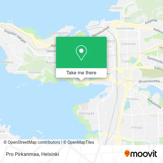 Pro Pirkanmaa map