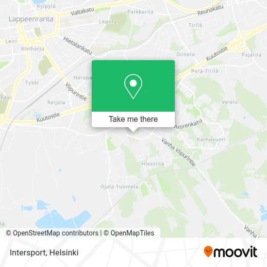 Intersport map