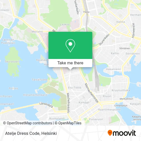 Atelje Dress Code map