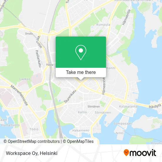 Workspace Oy map