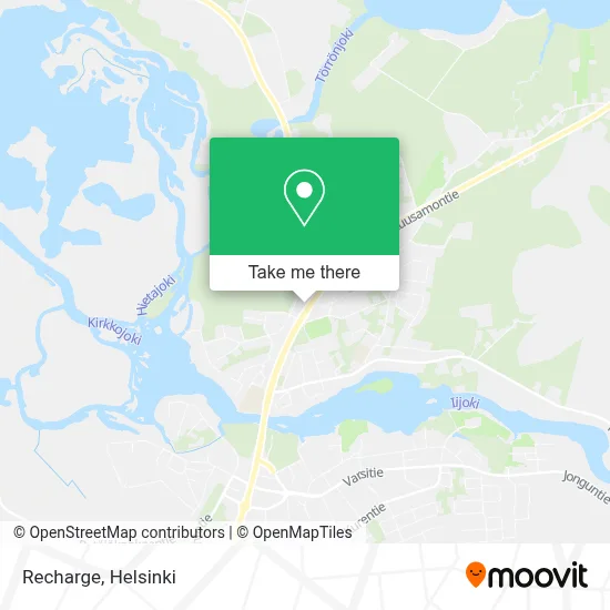Recharge map
