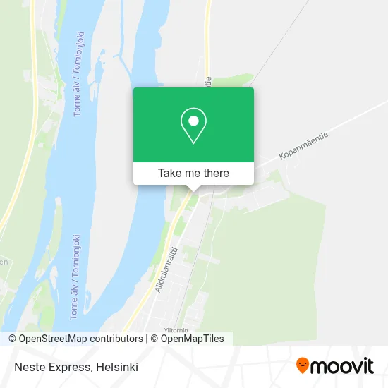 Neste Express map